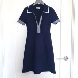 Sandro bleu A Line dress